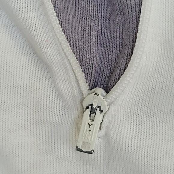 Vintage 90s Averroe 1/4 Zip Mockneck Sweatshirt Women S/M 22x27 Baggy - Picture 9 of 13